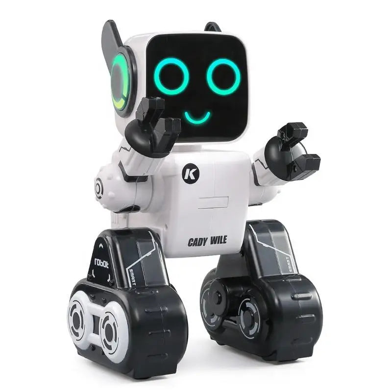 JJRC R4 Children's Smart RC Robot Toy 2.4G Remote Control ABS Plastic Light Sound Educational Toy for Ages 2-14 Years-Chassis