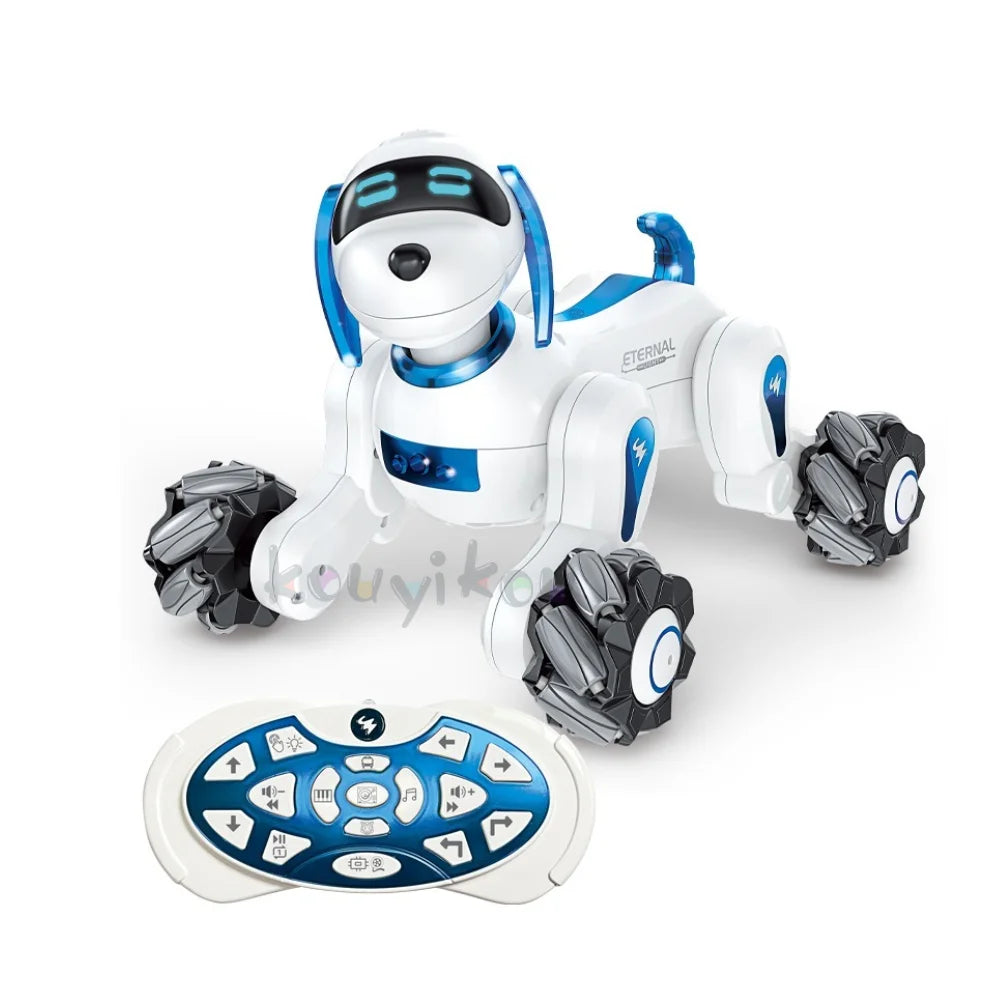 Kouyikou 2025 RC Smart Robot With Sliding Walking Operations Remote Control Industrial Robot Educational Toy for Kids
