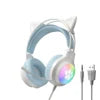 Soyto G50 ODM Gaming Headset for Gamers Cute Cat Ear RGB Wired Headphones for Girls Boys Auriculares AudIfonos Factory Wholesale