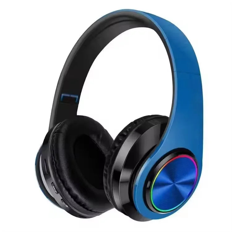 P9 Pro Max Wireless Bt Headphones With Mic Noise Cancelling Headset B39 Led Earphones Sports Gaming Headphones Supports TF