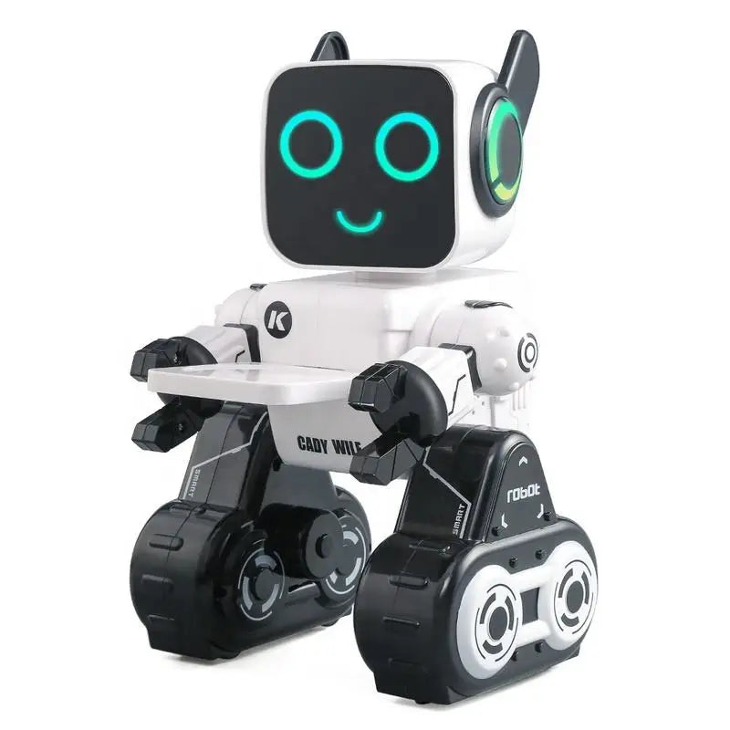 JJRC R4 Children's Smart RC Robot Toy 2.4G Remote Control ABS Plastic Light Sound Educational Toy for Ages 2-14 Years-Chassis