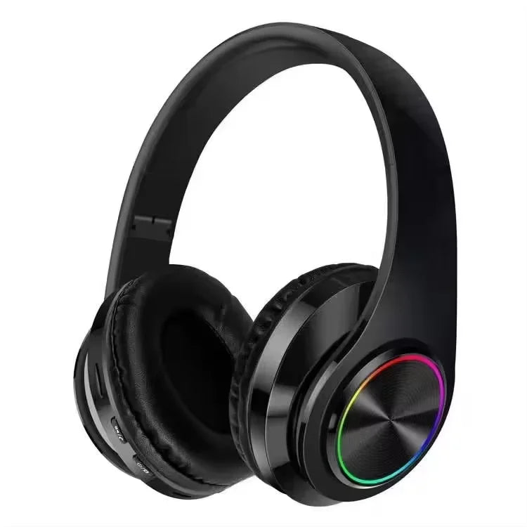 P9 Pro Max Wireless Bt Headphones With Mic Noise Cancelling Headset B39 Led Earphones Sports Gaming Headphones Supports TF