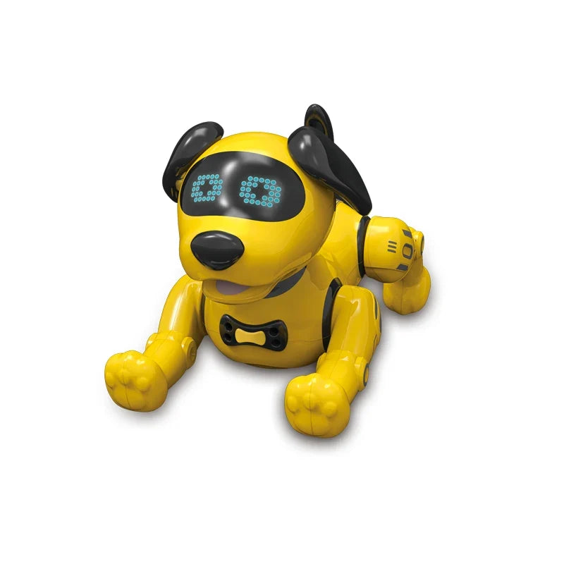 New Design Remote Control Electronic RC Smart Intelligent Programming Dancing Stunt Dog Robot Cartoon Educational Toy Plastic