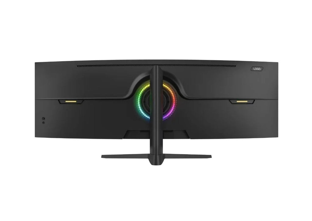R3800 Curved 49-Inch Gaming Monitor with 5K Ultra-Wide LED Screen TFT Panel Desktop and Wall Mounting Options for Gaming PCs