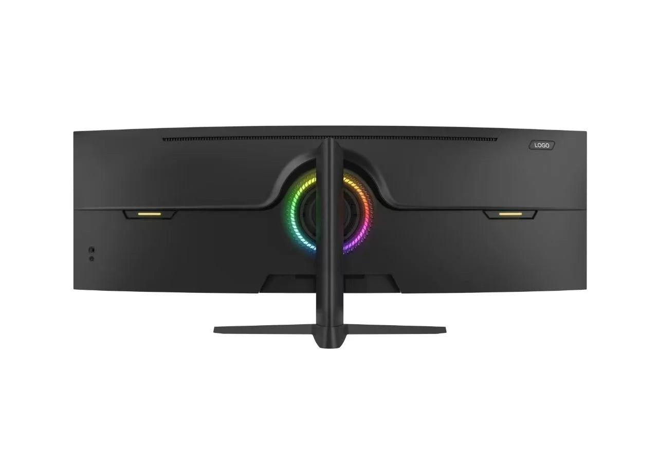 R3800 Curved 49-Inch Gaming Monitor with 5K Ultra-Wide LED Screen TFT Panel Desktop and Wall Mounting Options for Gaming PCs
