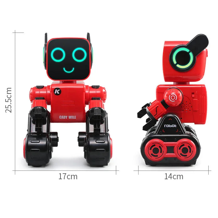 JJRC R4 Children's Smart RC Robot Toy 2.4G Remote Control ABS Plastic Light Sound Educational Toy for Ages 2-14 Years-Chassis