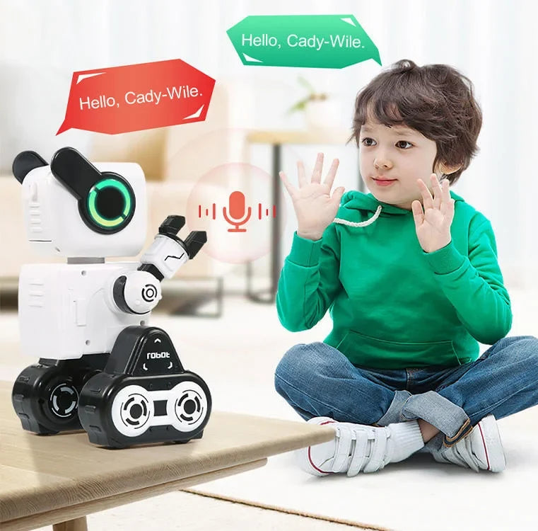 JJRC R4 Children's Smart RC Robot Toy 2.4G Remote Control ABS Plastic Light Sound Educational Toy for Ages 2-14 Years-Chassis